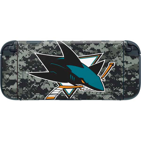 NHL San Jose Sharks Camo Nintendo Switch 2 (2025) with Joy-Con Skin